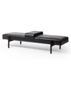 Four Hands Fawkes Bench Brushed Ebony New Arrivals