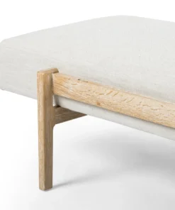 Four Hands Fawkes Bench Vintage Whitewash New Arrivals