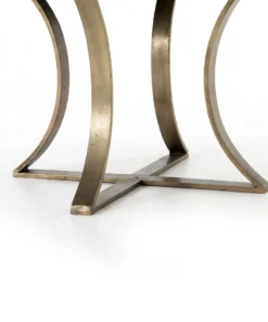 Four Hands New Arrivals Gage Dining Table Polished White Marble 9 Four Hands New Arrivals Gage Dining Table Polished White Marble