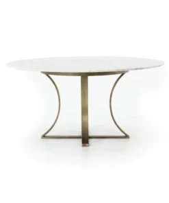 Four Hands New Arrivals Gage Dining Table Polished White Marble 10 Four Hands New Arrivals Gage Dining Table Polished White Marble