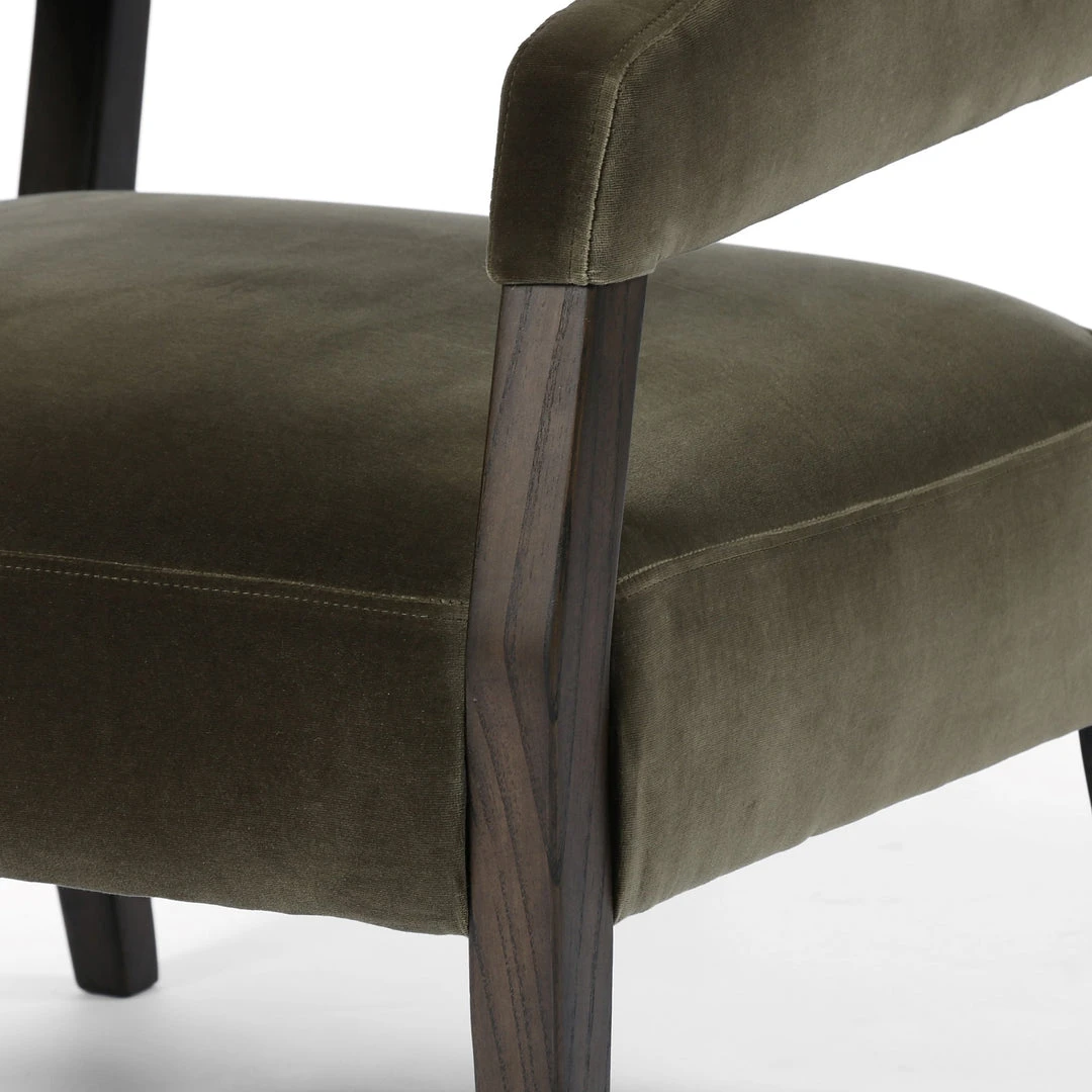Four Hands Gary Club Chair Surrey Olive 8 Four Hands Gary Club Chair Surrey Olive