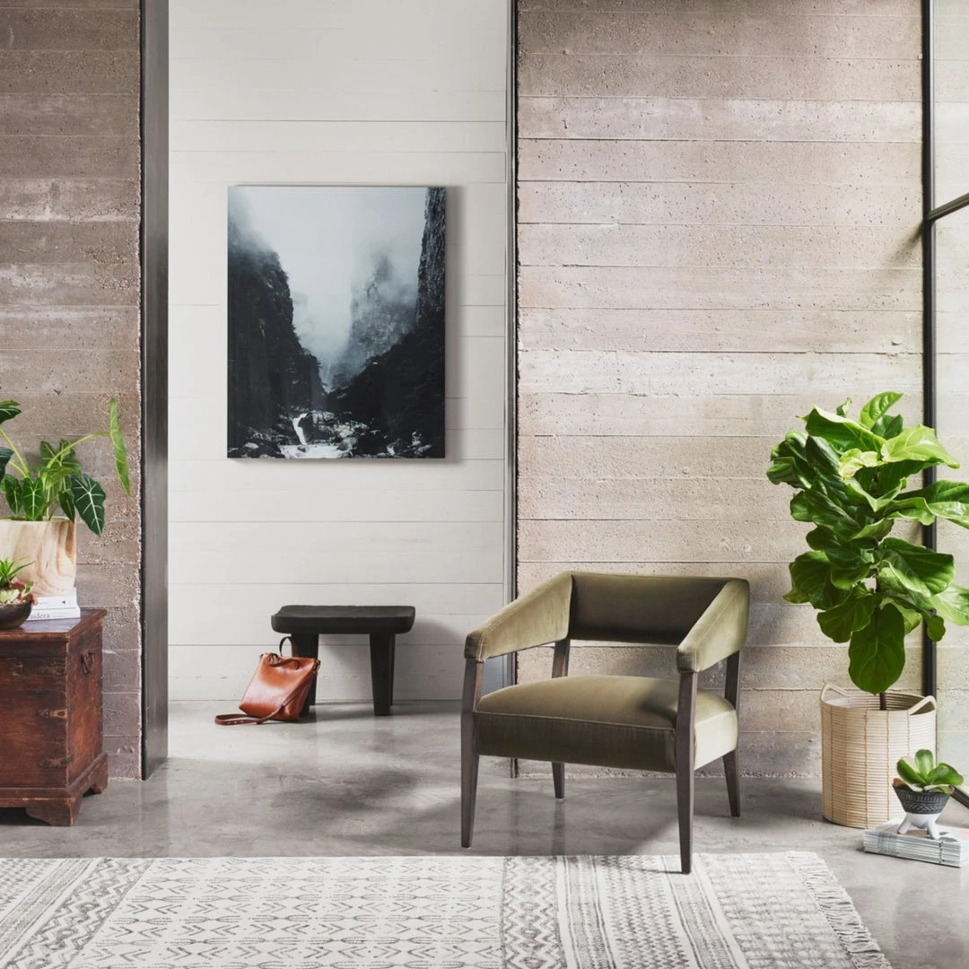 Four Hands Gary Club Chair Surrey Olive 3 Four Hands Gary Club Chair Surrey Olive