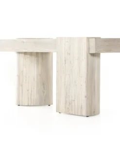 Four Hands Georgie Console Table Bleached Spalted New Arrivals