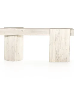 Four Hands Georgie Console Table Bleached Spalted New Arrivals