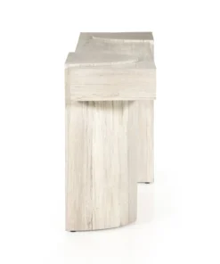 Four Hands Georgie Console Table Bleached Spalted New Arrivals
