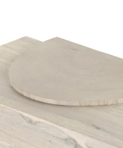 Four Hands Georgie Console Table Bleached Spalted New Arrivals