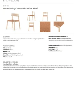 Four Hands New Arrivals Heisler Dining Chair Natural 19 Four Hands New Arrivals Heisler Dining Chair Natural