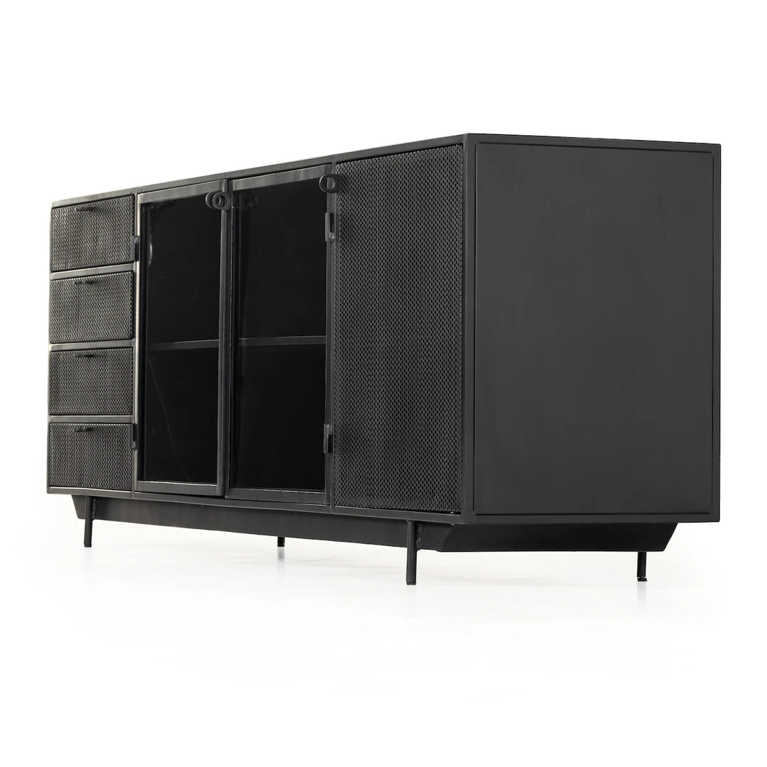 Four Hands Hendrick Media Console Black New Arrivals 6 Four Hands Hendrick Media Console Black New Arrivals