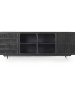 Four Hands Hendrick Media Console Black New Arrivals 18 Four Hands Hendrick Media Console Black New Arrivals
