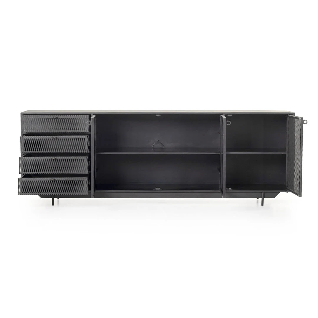 Four Hands Hendrick Media Console Black New Arrivals 4 Four Hands Hendrick Media Console Black New Arrivals