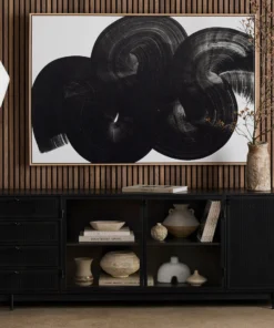 Four Hands Hendrick Media Console Black New Arrivals