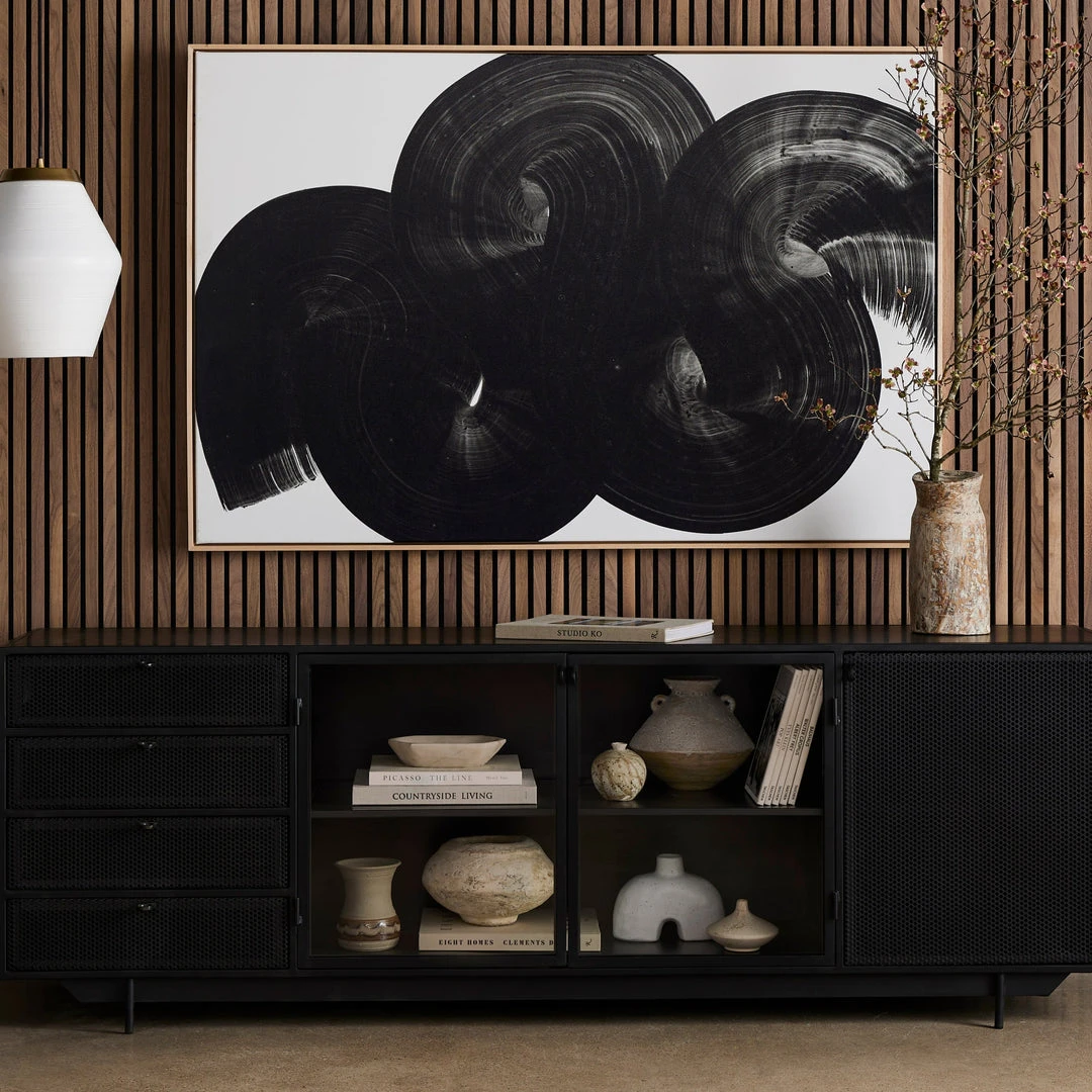 Four Hands Hendrick Media Console Black New Arrivals 2 Four Hands Hendrick Media Console Black New Arrivals