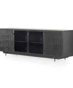 Four Hands Hendrick Media Console Black New Arrivals