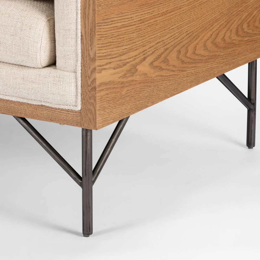 Four Hands New Arrivals Holden Chaise Thames Cream 5 Four Hands New Arrivals Holden Chaise Thames Cream