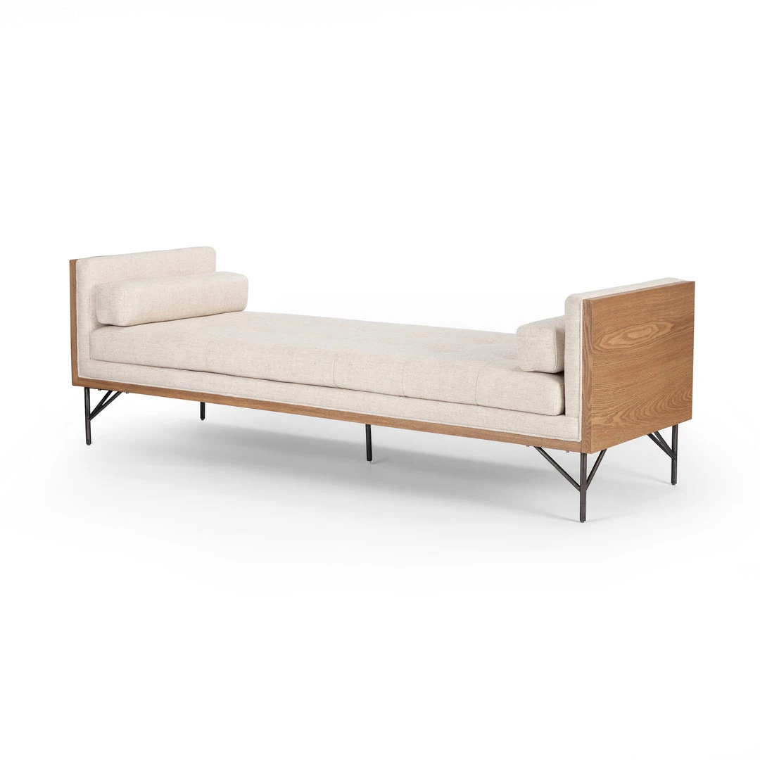 Four Hands New Arrivals Holden Chaise Thames Cream 1 Four Hands New Arrivals Holden Chaise Thames Cream