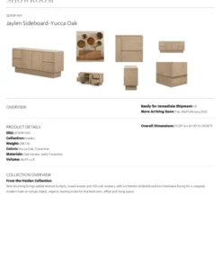 Four Hands Jaylen Sideboard Yucca Oak 23 Four Hands Jaylen Sideboard Yucca Oak