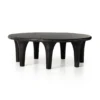 Four Hands New Arrivals Kelden Coffee Table Raw Black