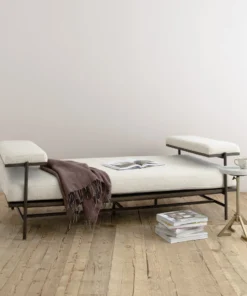 Four Hands Kennon Chaise Thames Cream New Arrivals
