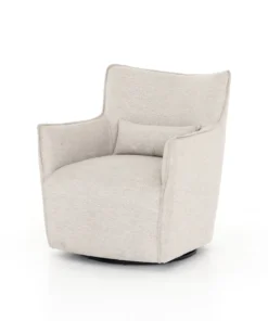 Four Hands Kimble Swivel Chair Noble Platinum New Arrivals