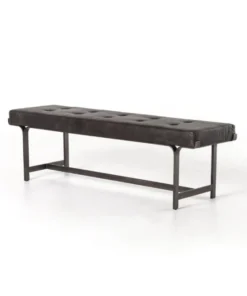 Four Hands New Arrivals Lindy Bench Rialto Ebony