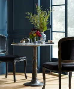 Four Hands Lucy Bistro Table Carbon Wash