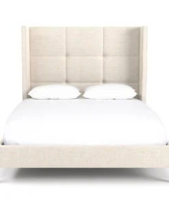 Four Hands Madison Bed Cambric Ivory 10 Four Hands Madison Bed Cambric Ivory