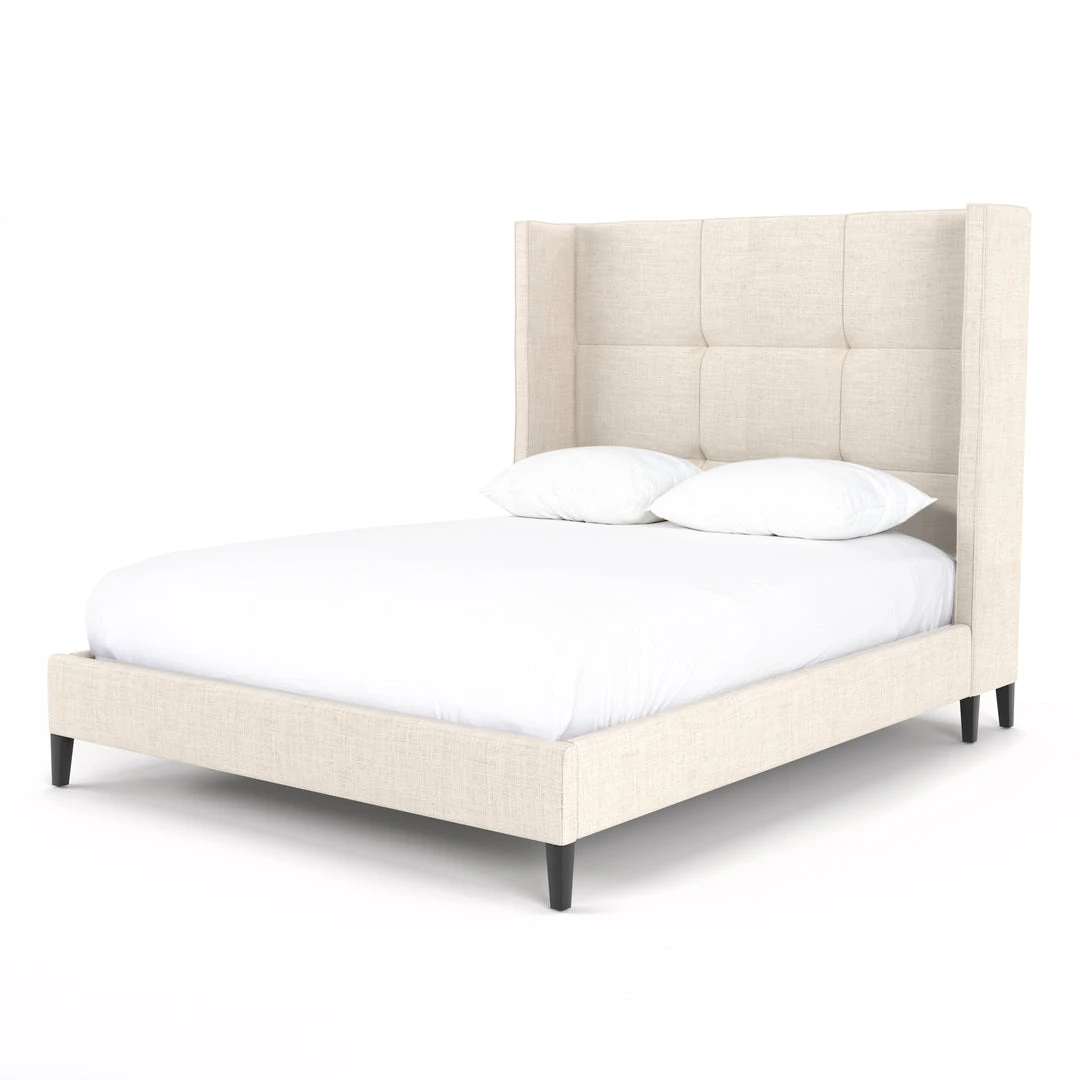 Four Hands Madison Bed Cambric Ivory 1 Four Hands Madison Bed Cambric Ivory