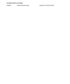 Global Views New Arrivals Manta Throw Dark Grey