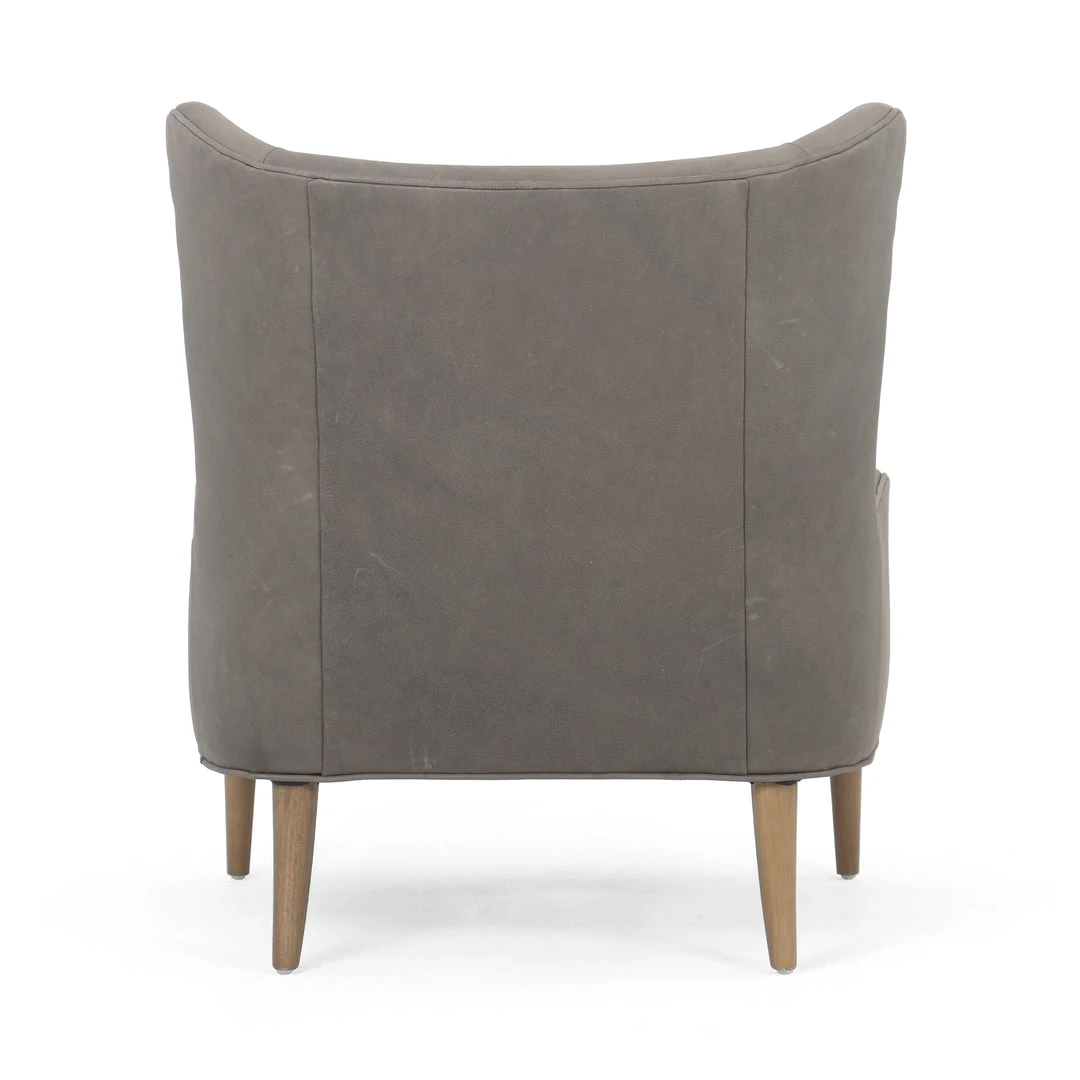 Four Hands Marlow Wing Chair Umber Pewter Leather New Arrivals 4 Four Hands Marlow Wing Chair Umber Pewter Leather New Arrivals