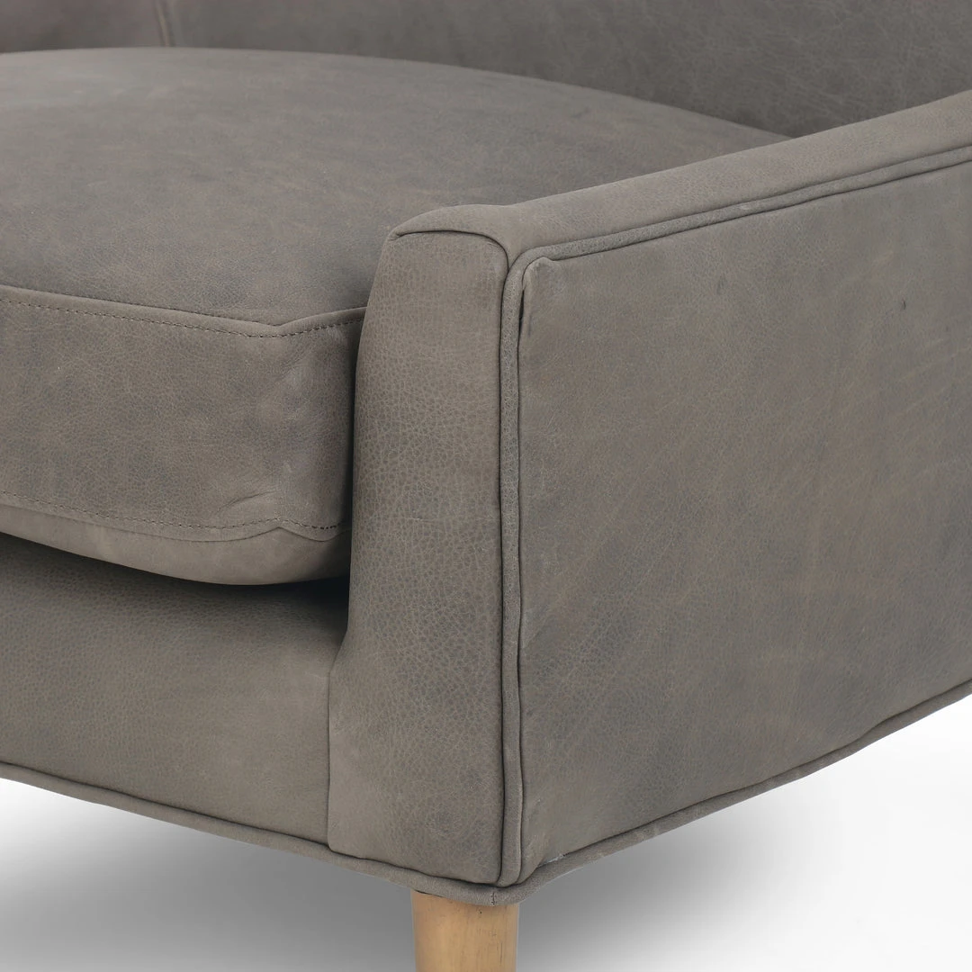 Four Hands Marlow Wing Chair Umber Pewter Leather New Arrivals 6 Four Hands Marlow Wing Chair Umber Pewter Leather New Arrivals