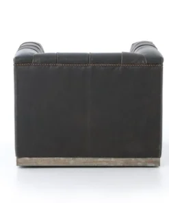 Four Hands Maxx Swivel Chair Destroyed Black 13 Four Hands Maxx Swivel Chair Destroyed Black