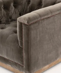 Four Hands Maxx Swivel Chair Sapphire Birch