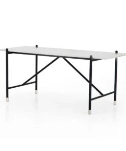 Four Hands New Arrivals Mona Desk White Terrazzo