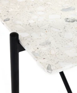 Four Hands New Arrivals Mona Desk White Terrazzo 19 Four Hands New Arrivals Mona Desk White Terrazzo