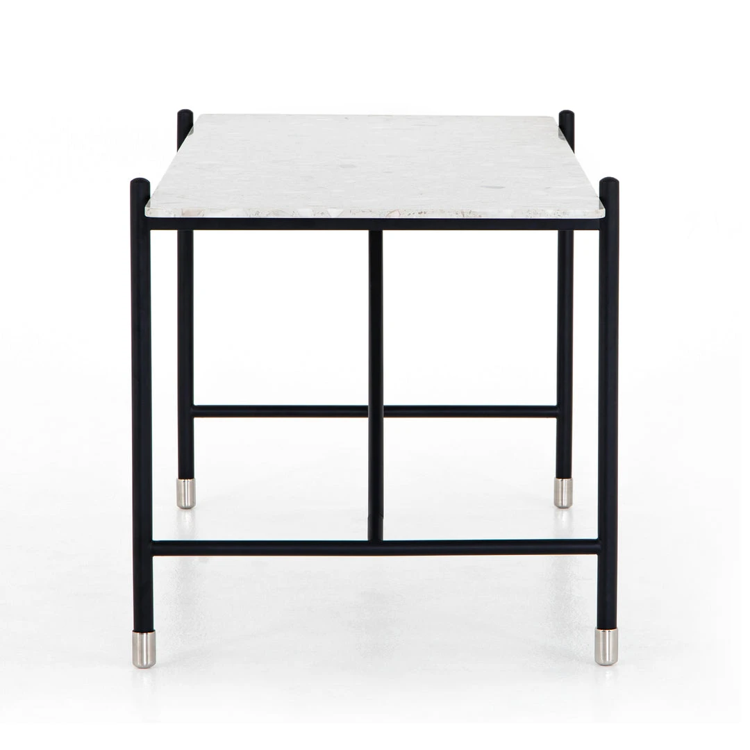 Four Hands New Arrivals Mona Desk White Terrazzo 5 Four Hands New Arrivals Mona Desk White Terrazzo