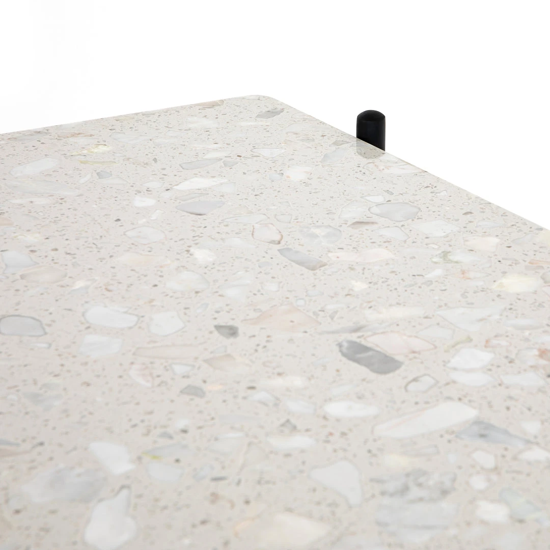 Four Hands New Arrivals Mona Desk White Terrazzo 10 Four Hands New Arrivals Mona Desk White Terrazzo