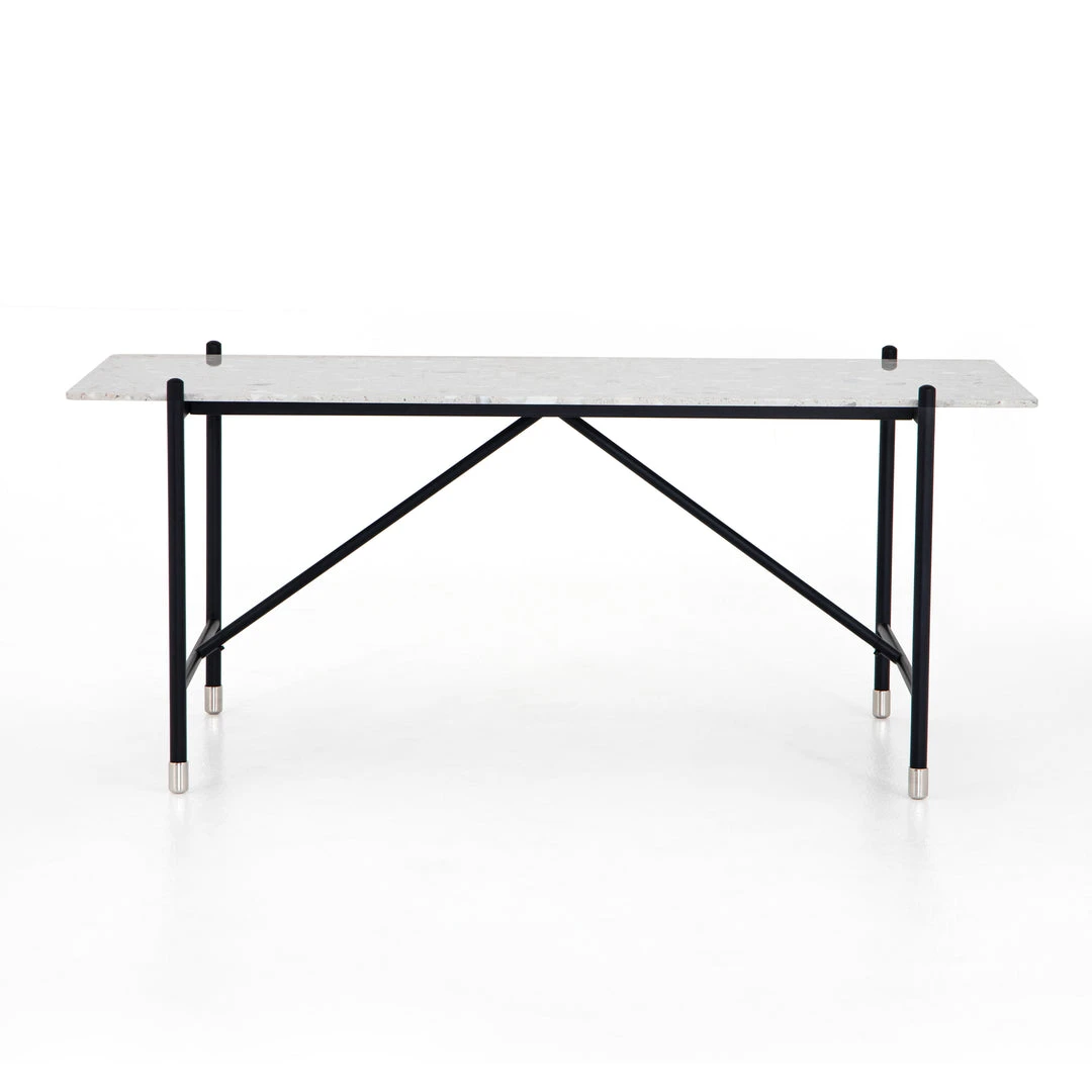 Four Hands New Arrivals Mona Desk White Terrazzo 3 Four Hands New Arrivals Mona Desk White Terrazzo