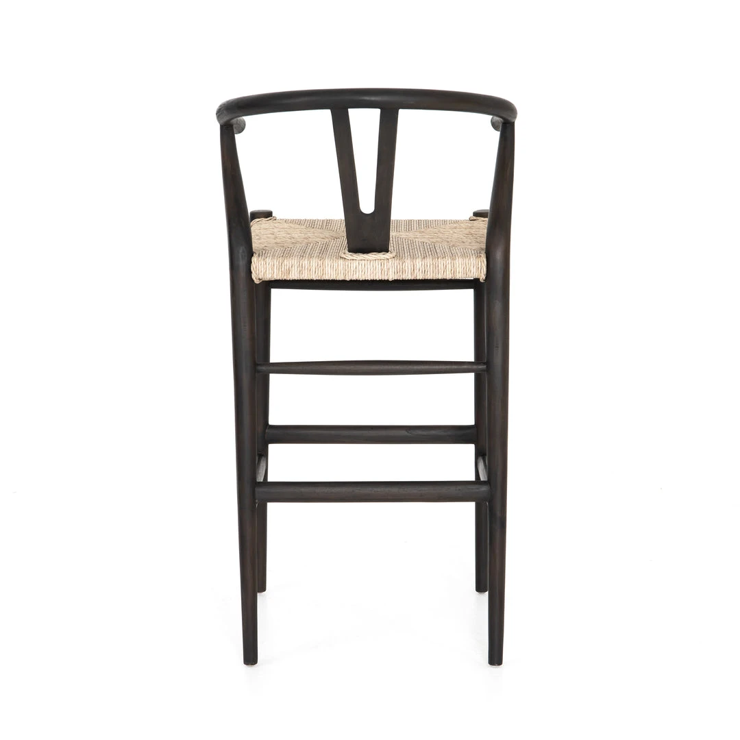 Four Hands New Arrivals Muestra Bar Stool Black Teak 3 Four Hands New Arrivals Muestra Bar Stool Black Teak