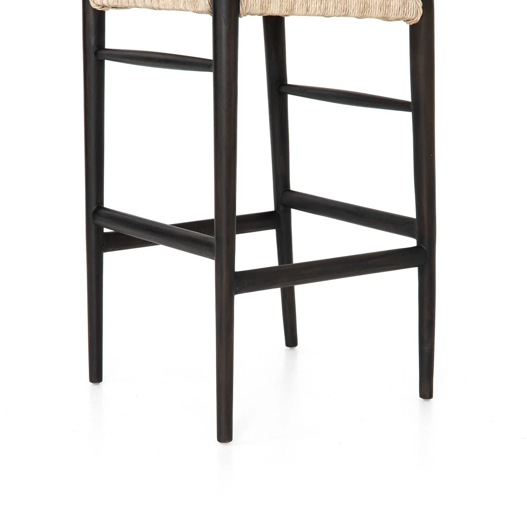 Four Hands New Arrivals Muestra Bar Stool Black Teak 5 Four Hands New Arrivals Muestra Bar Stool Black Teak