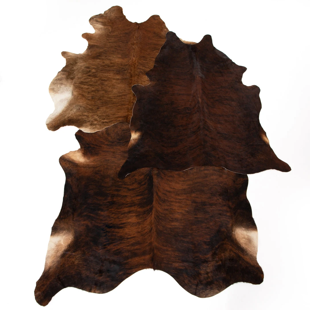 Four Hands Natural Cowhide Rug Brindle 4 Four Hands Natural Cowhide Rug Brindle