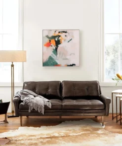 Four Hands Modern Cowhide Rug Natural Brown 8 Four Hands Modern Cowhide Rug Natural Brown