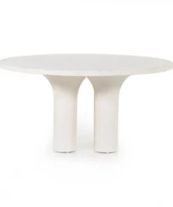 Four Hands Parra Dining Table Plaster Molded Concrete