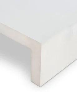 Four Hands New Arrivals Parish Coffee Table White Concrete