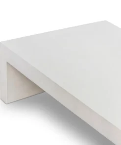 Four Hands New Arrivals Parish Coffee Table White Concrete