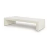 Four Hands New Arrivals Parish Coffee Table White Concrete