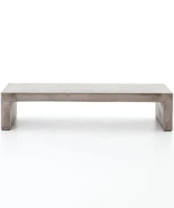 Four Hands Parish Coffee Table Gray Concrete