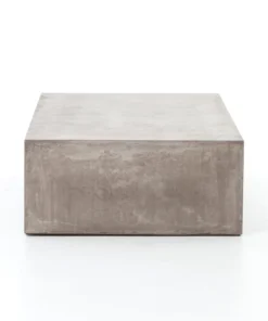 Four Hands Parish Coffee Table Gray Concrete