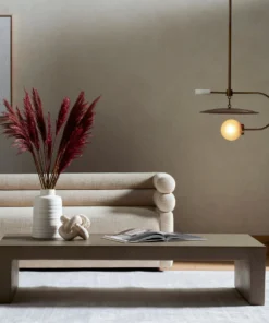 Four Hands Parish Coffee Table Gray Concrete