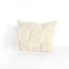 Four Hands New Arrivals Patchwork Shearling Lumbar Pillow