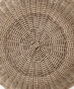 Four Hands Phoenix Accent Stool Vintage White New Arrivals